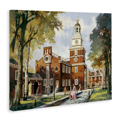 «Independence Hall Colonial Times», toile par Wind River Studios