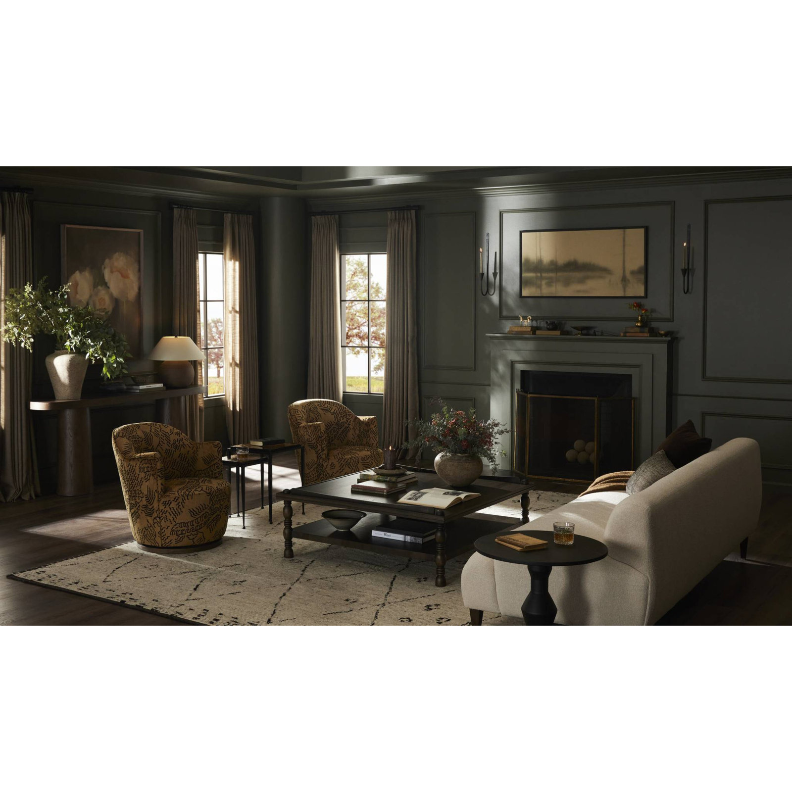 78'' Solid Wood Console Table