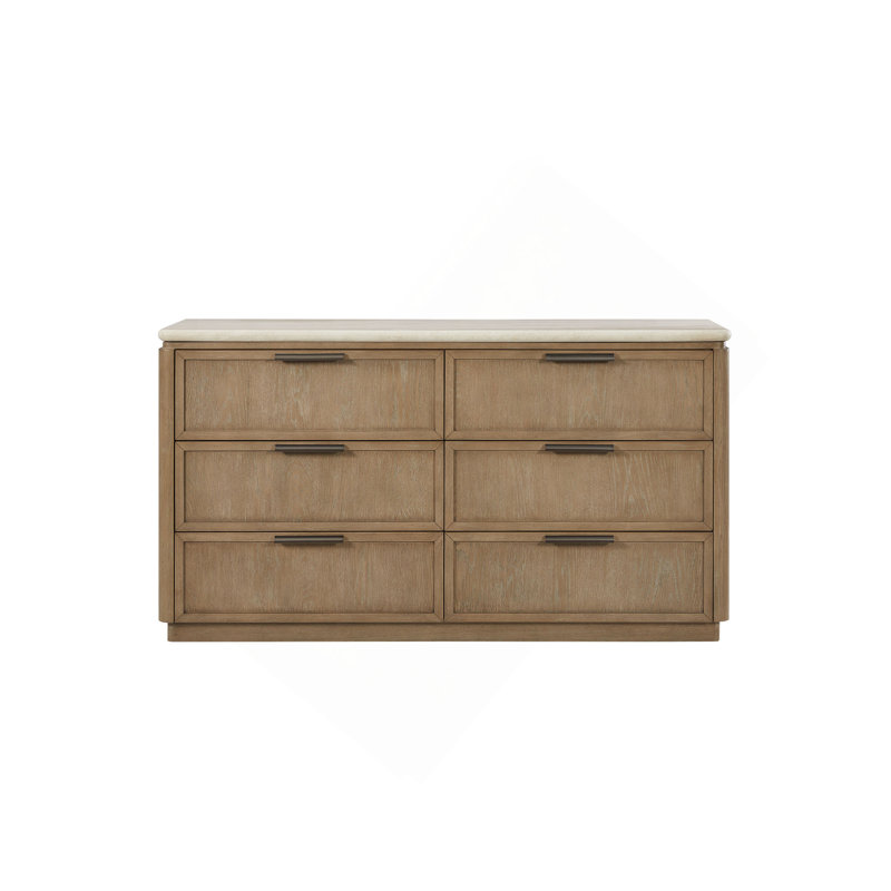 Façade de tiroir en placage de commode