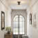 Semi Flush Mount Ceiling Light with Glass Shade