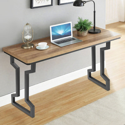2 Pack Metal Table Legs 28.5 Inch Black Steel Desk Legs for Dining Table Workstation