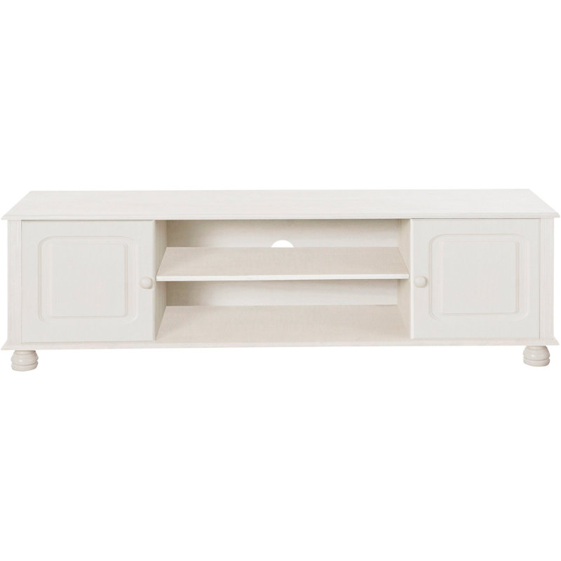 Amoakuh Unfinished TV Stand, White