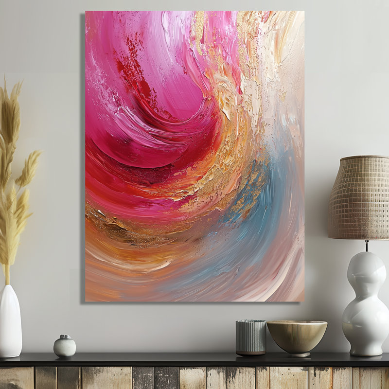 Teller - Reproductions d'art murales abstraites, H 40 po x l 30 po, Toile tendue, Ne s’applique pas