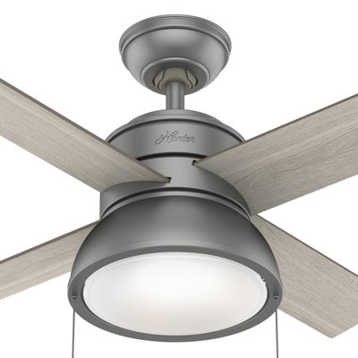 Ventilateur de plafond standard à 4 pales de 36 po avec ensemble d'éclairage inclus Loki