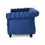 Velours bleu marine foncé pour un style de salon élégant avec des coussins moelleux