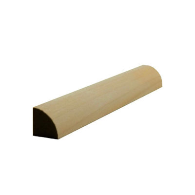 EWQR11 Quarter Round 1/2" x 1/2" Moulding Trim. Unfinished
