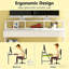 Bureau, bureau d'écriture avec tablette de rangement