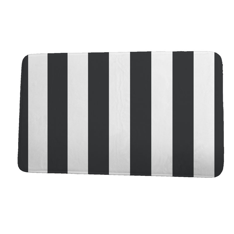 Tapis de bain Crowborough, l 21 po x L 34 po, Gris
