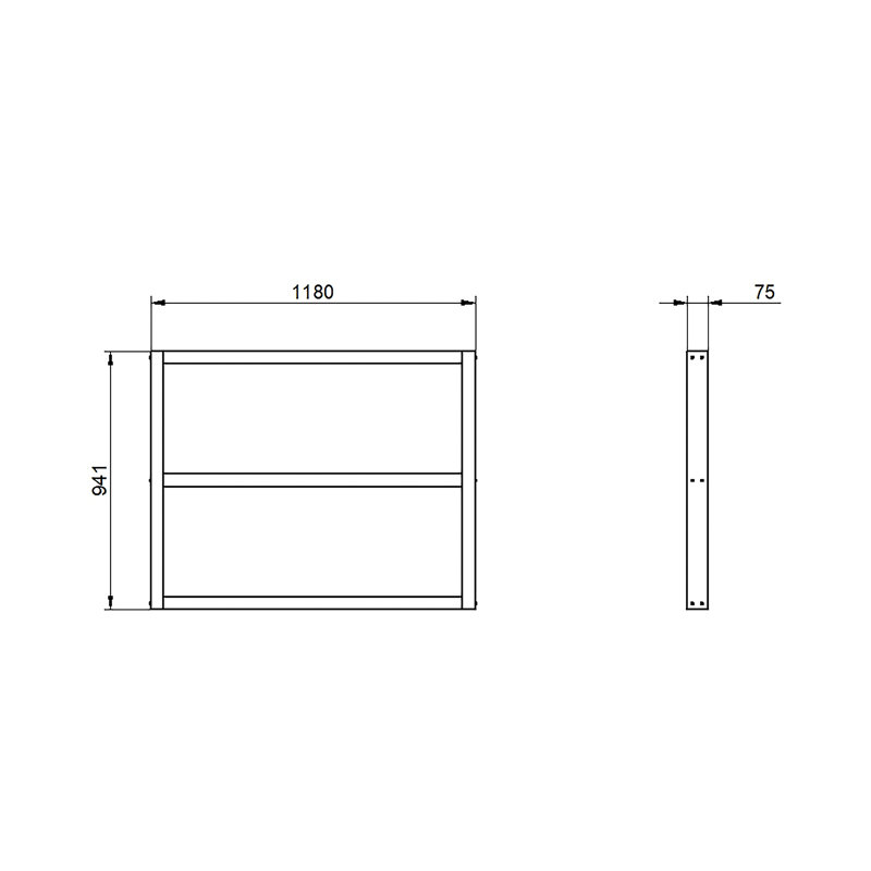 Shed Base Pressure Treated, 7.5cm H x 118cm W x 94.1cm D