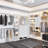 4 Drawer Short Tower Closet Unit Closet System-105886703-105886700
