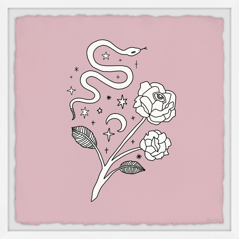 Flowers Of Deceit - Single Picture Frame Painting, 81cm H x 81cm W x 3.81cm D