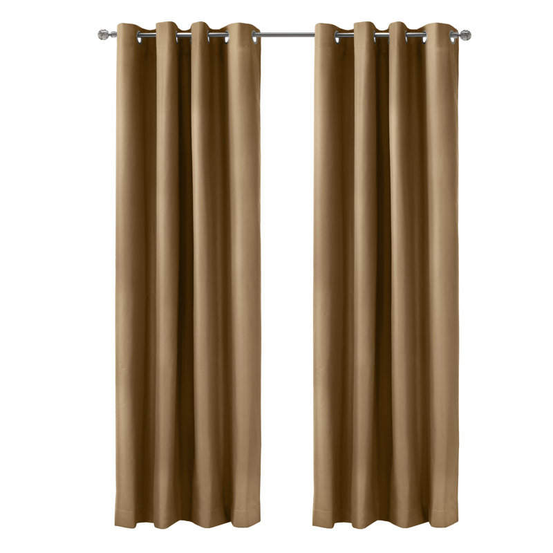 Turnervale Curtain Single Panel, 52" W x 95" L, Sand