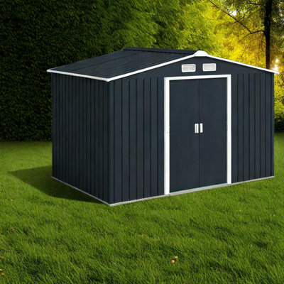 Durable Steel Sheds, Spacious Modern Design For Backyard Storage