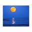 Super lune sur mer, art mural sur toile-1651880097