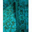 Tapis bleu / bleu sarcelle 3 pi 2 po x 15 pi 1 po Cranon One-of-a-Kind