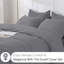 Edyson Microfiber Solid Colour Duvet Cover Set with Pillowcases-750525393-750525405