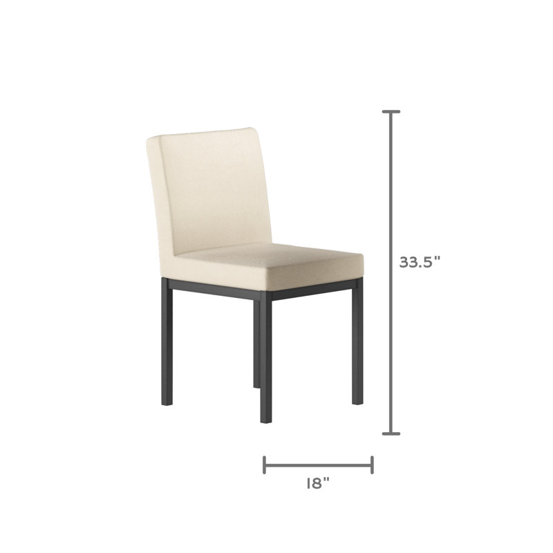 Chaise de salle à manger Auburn, Gris, Blanc cassé