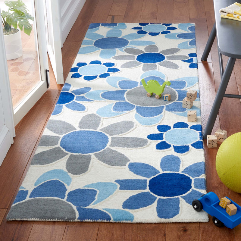 Asdvadzadur Hand Tufted Wool And Cotton With Latex Rug, Runner 2'6" x 8'