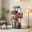 Metal,Manufactured Wood 110cm H Media Shelves