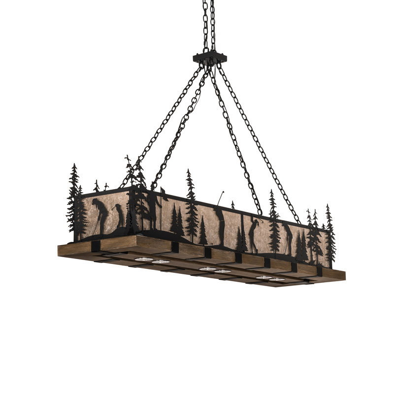 Rustic Lodge 4 - Light LED Pendant