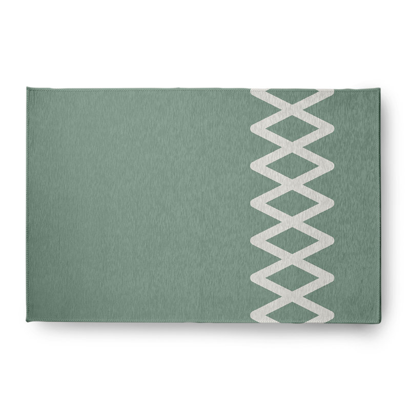 Tapis sauge à tissage plat Lumri, Rectangle 4 pi x 6 pi