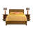 Sarah Solid Wood Sleigh Storage Bed-20804794-20804789
