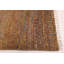 Tapis en soie brun ombre 4 pi 0 po x 11 pi 10 po