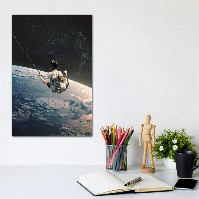 Swing 1 Piece Wrapped Canvas Wall Art, 20.32 cm H x 30.48 cm W, Wrapped Canvas