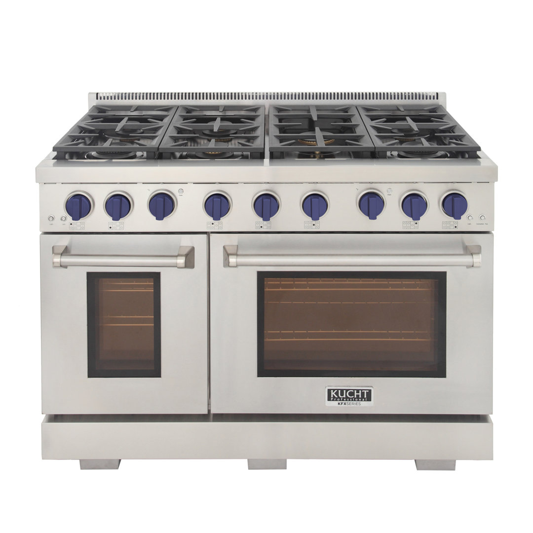 48 In. 6.7 Cu. Ft. Freestanding Gas Range Kucht Gas 