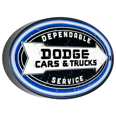 Enseigne de palissade Dodge