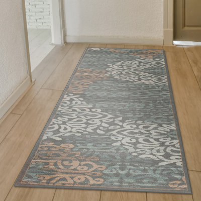  Ackermanville Modern Traditional Distressed Gray Area Rug