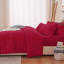 Nitzy Super Soft Reversible Plain Duvet Cover with Pillowcases-1670774716-1670774719