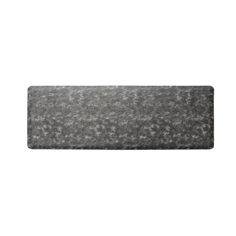 Tapis de sol anti-fatigue, Rectangle 1 pi 5 po x 5 pi, Gris