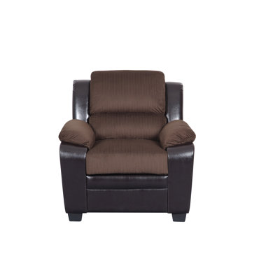 Fauteuil capitonné de 36 po de largeur