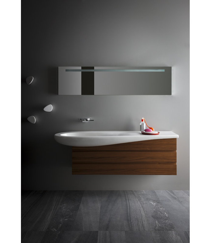 Ilbagnoalessi One 62.99'' L Bathroom Sink, Single