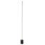 This LED Floor Lamp Is In A Brass And Black Finish. The Frame Is Made Out Of Stainless Steel, And The LED Bulb Is Integrated Into The Frame. It Also Comes With A Black Marble Base And Silicone Diffuser. It Is Great For Chair Side Reading Or General Illumi