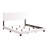 Caldwell Queen Bed , WHITE