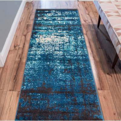 Sydney Vintage Abstract Synthetic Area Rug