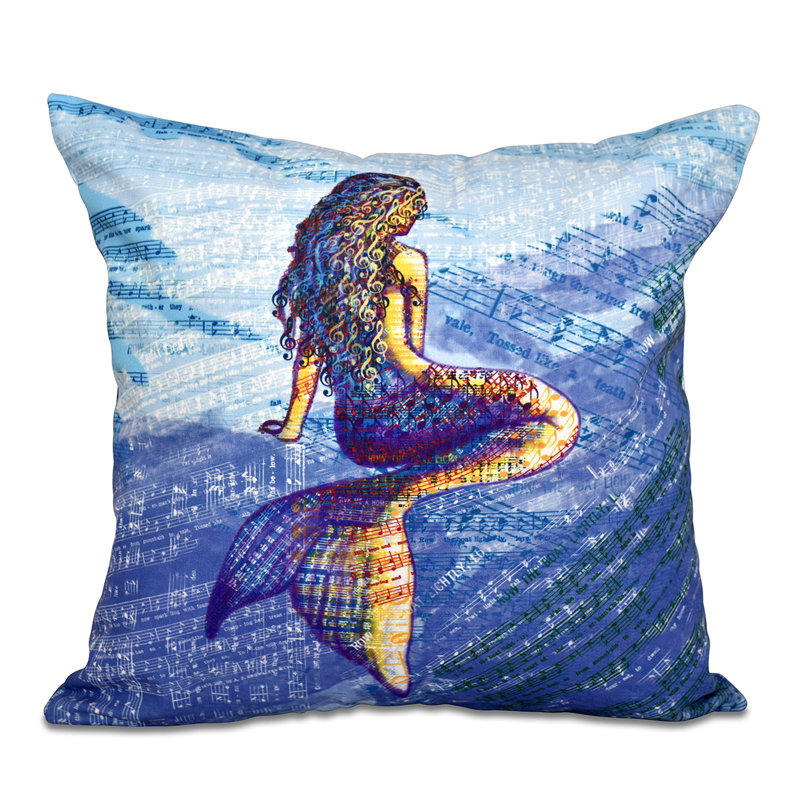 Housse de coussin et insert pour plage, H 16 po x l 16 po