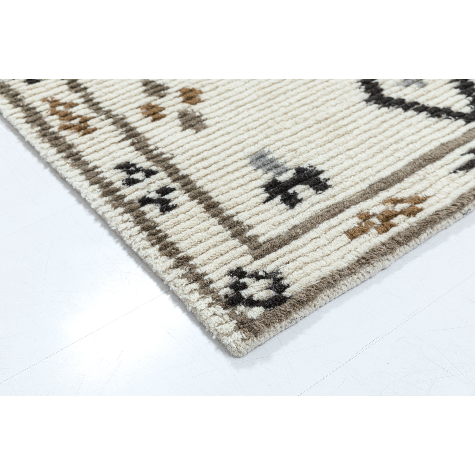 Rivah Hand-Tufted Geometric Rug, Rectangle 8'9" x 11'9"