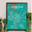 Utrecht City Map - No Frame Print-218579115