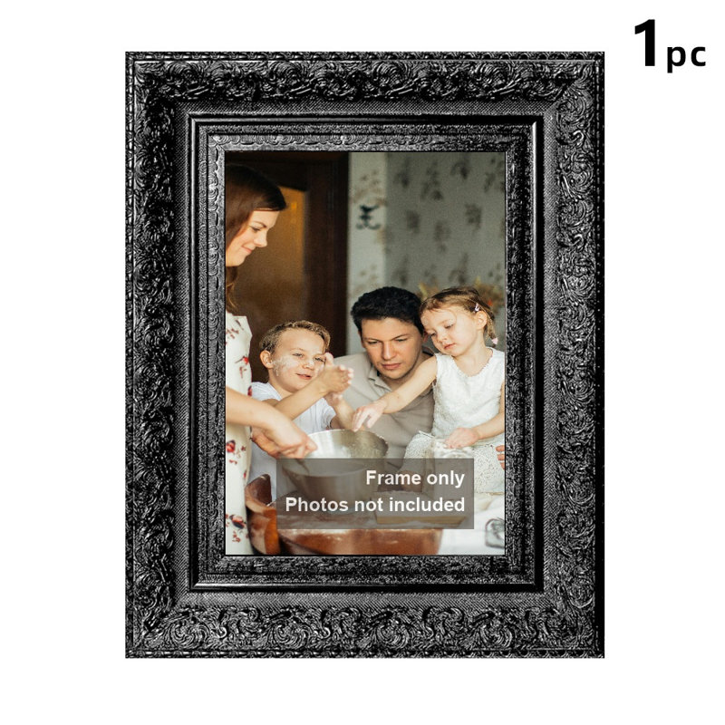 5 "x 7" Cadre photo noir 1PC pour lignes murales