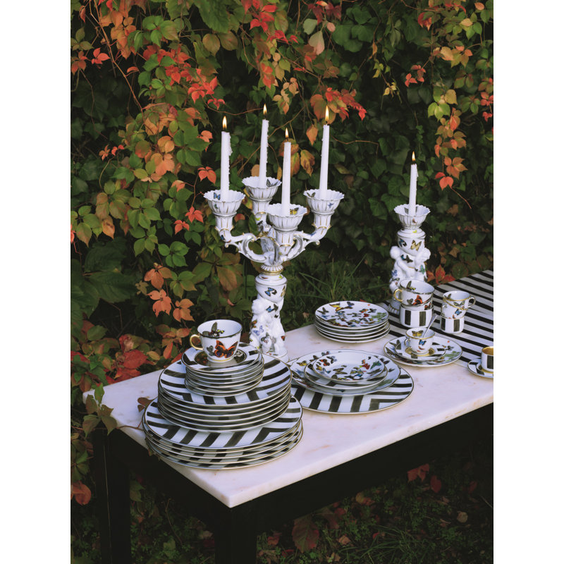 Sol Y Sombra Porcelain China Charger