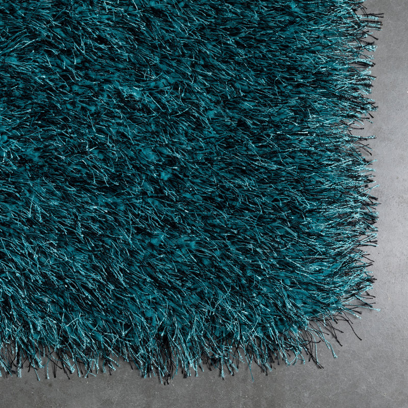 Kuki Solid Colour Shaggy Shag Area Rug, Rectangle 160 x 220cm