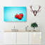 Three Strawberries - Wrapped Canvas-55359220