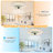 19" Flush Mount Modern Ceiling Fan with Lights and Remote, Smart Fandelier with 6 Speeds