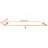 Akeim 47'' Metal Wall Mounted Clothes Rack