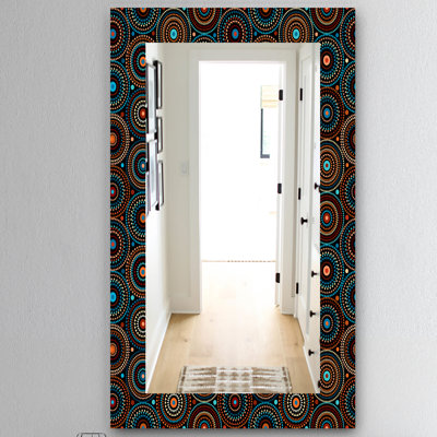 Miroir mural traditionnel 4 impressions obsidian