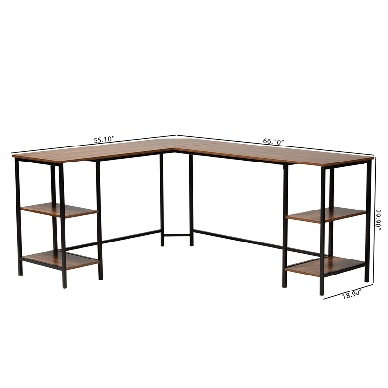 Jamique L-Shaped Computer Desk