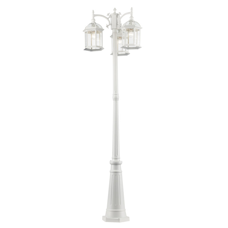 Lampadaire 3 lumières H 79 "Roscoe (double), Blanc
